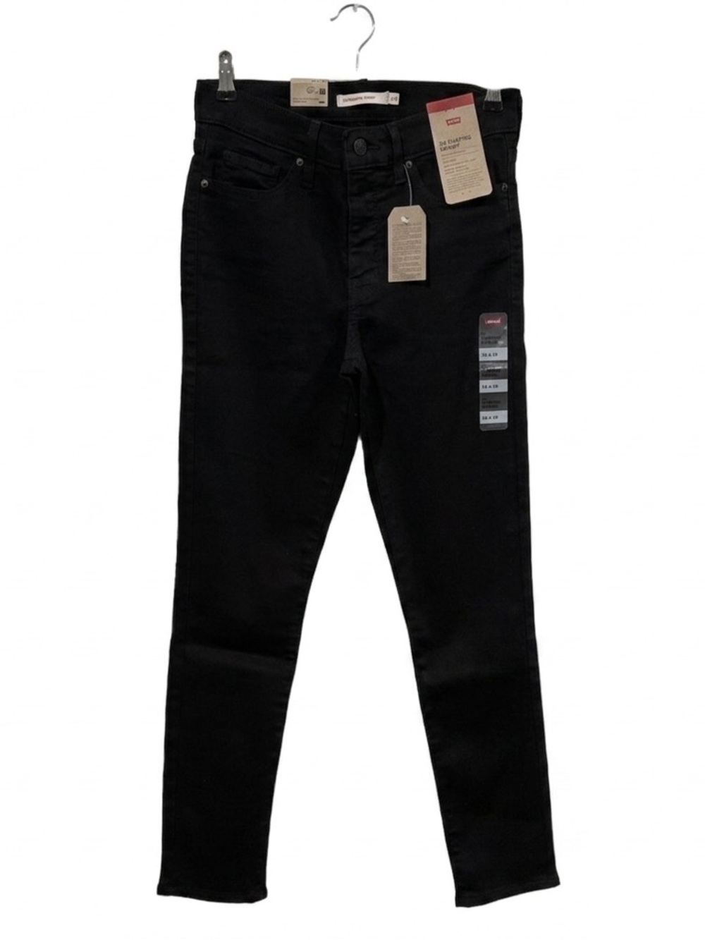 Levi’s 311 Shaping Skinny Jeans Black High Rise Size 28 NWT